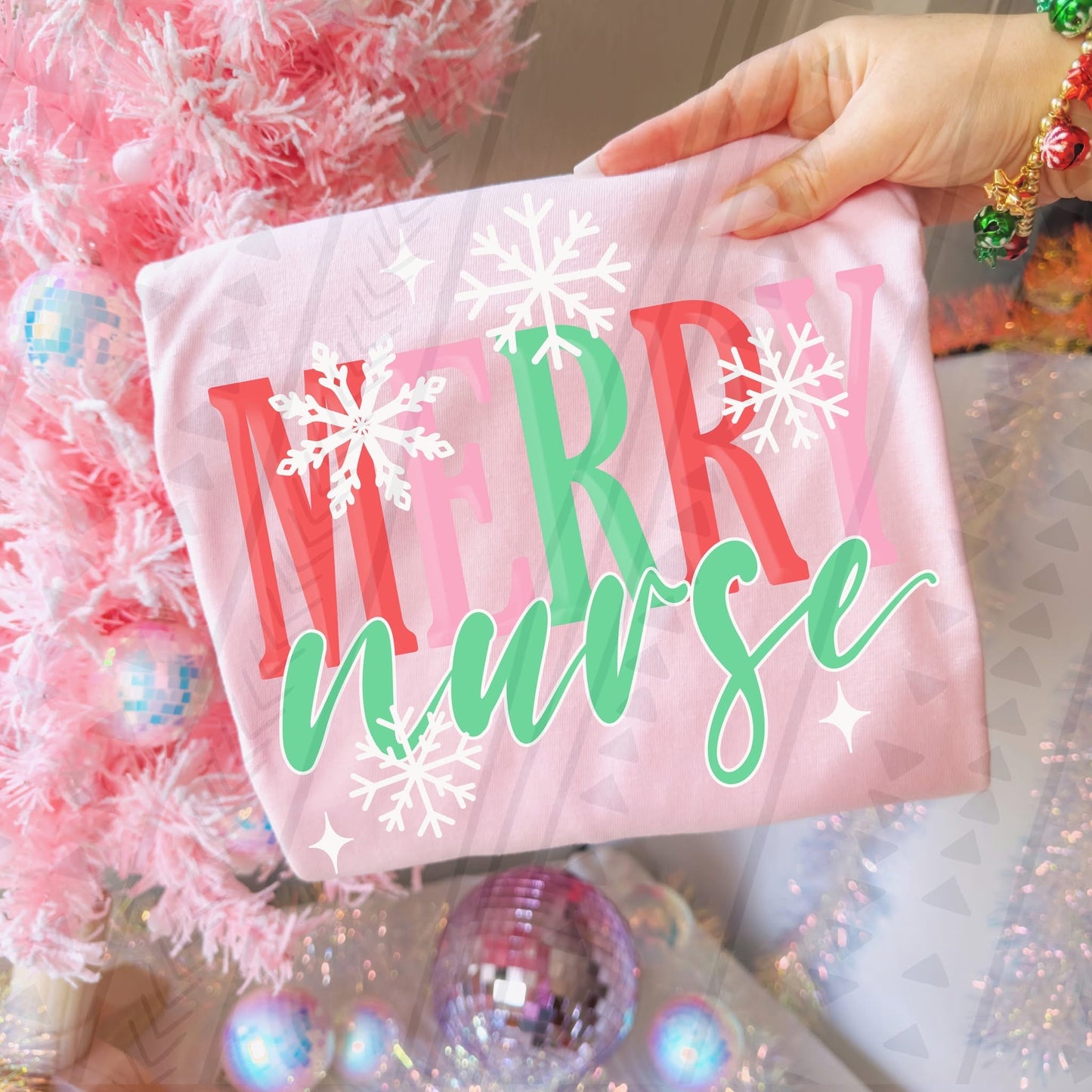 Merry Nurse DTF Transfer