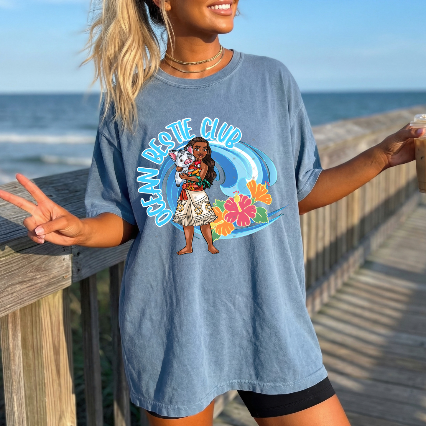 Ocean Besties Club PNG 300 DPI