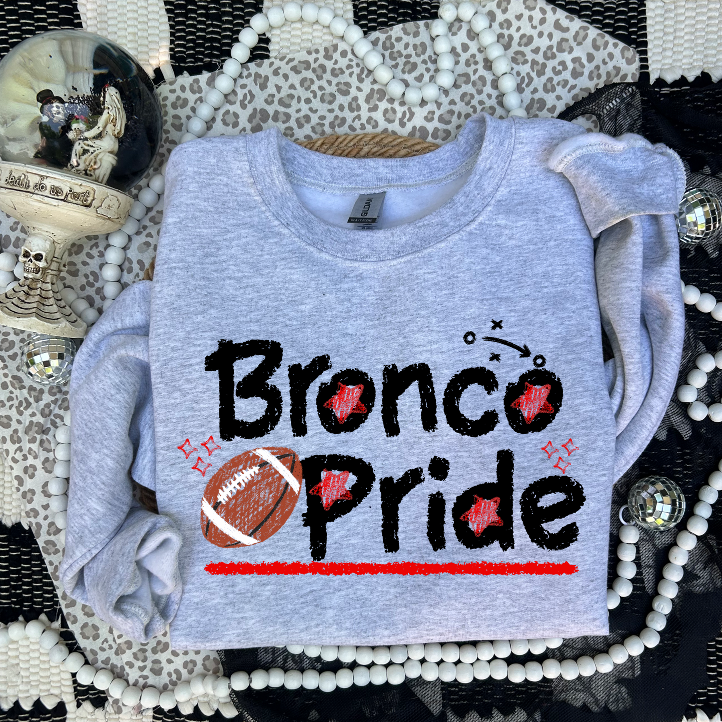 Custom- Mascot Pride Chalk DTF Transfer (*Leave Mascot and Colors in Checkout Note