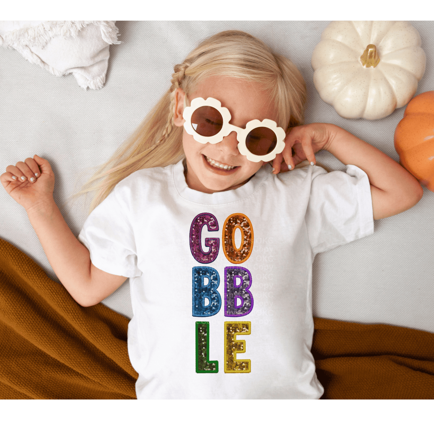 Gobble Faux Sequins DTF Transfer