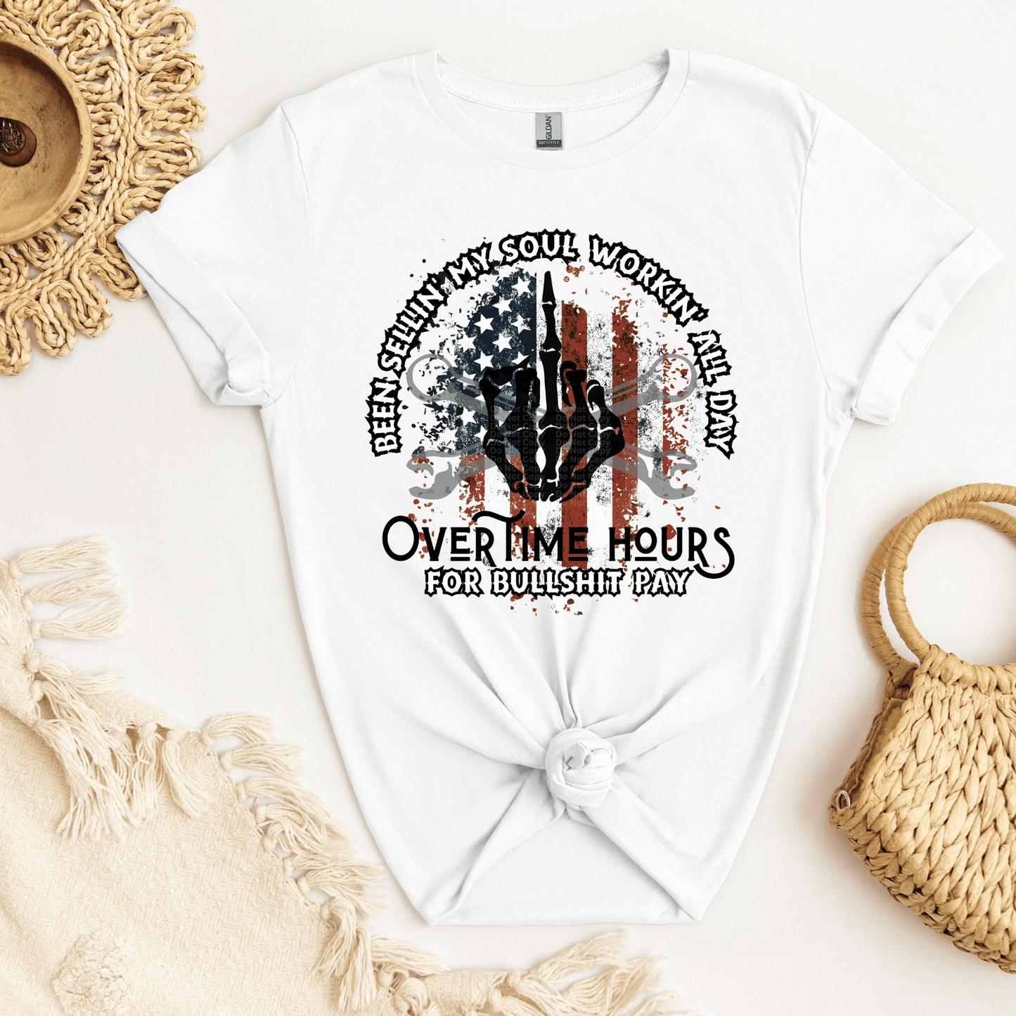 Overtime Hours DTF Transfer