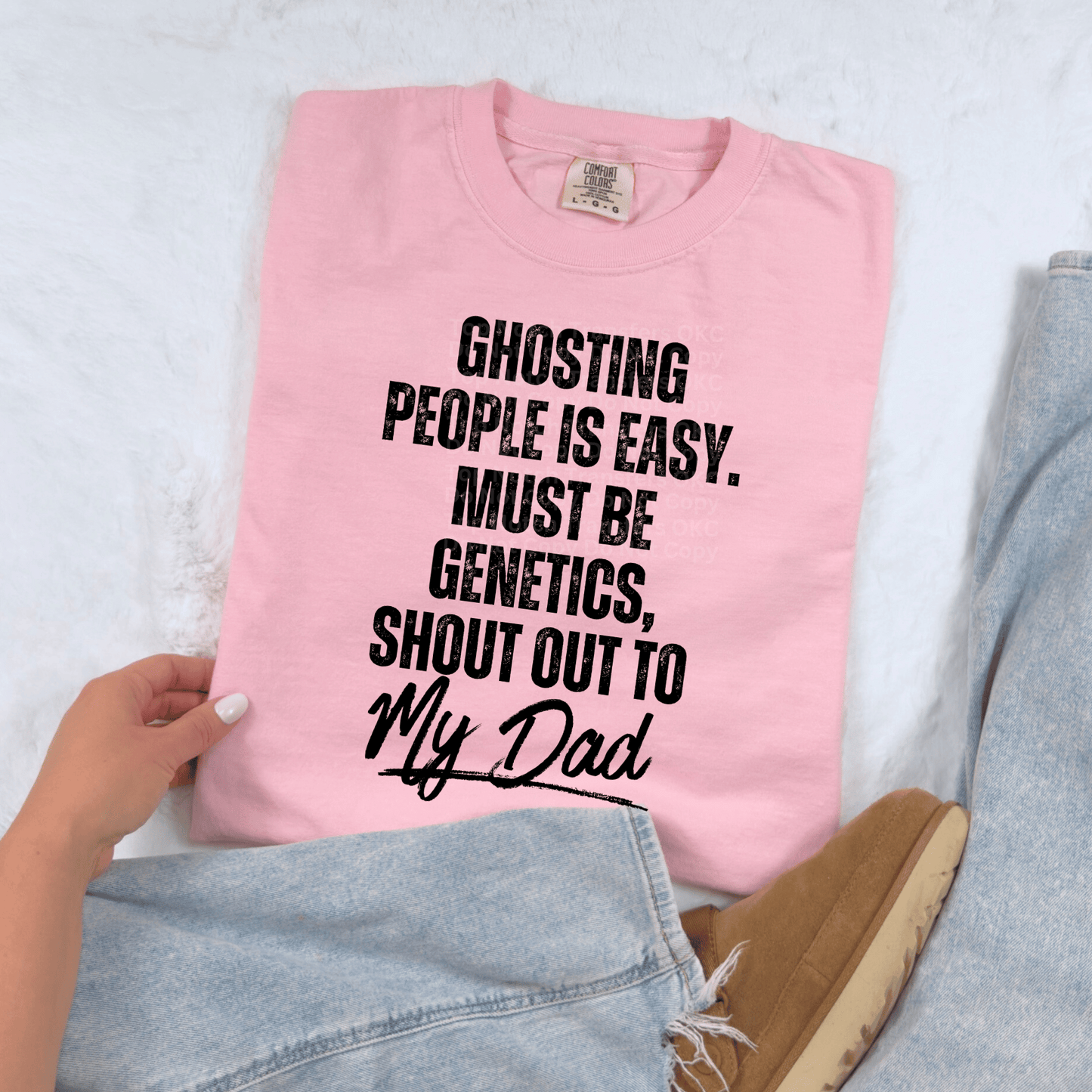 Ghosting People Is Easy DTF Transfer