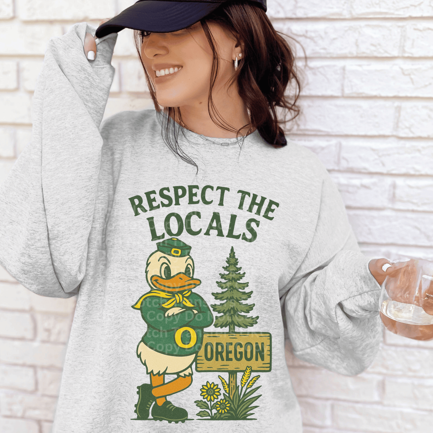 Respect The Locals- Oregon DTF Transfer