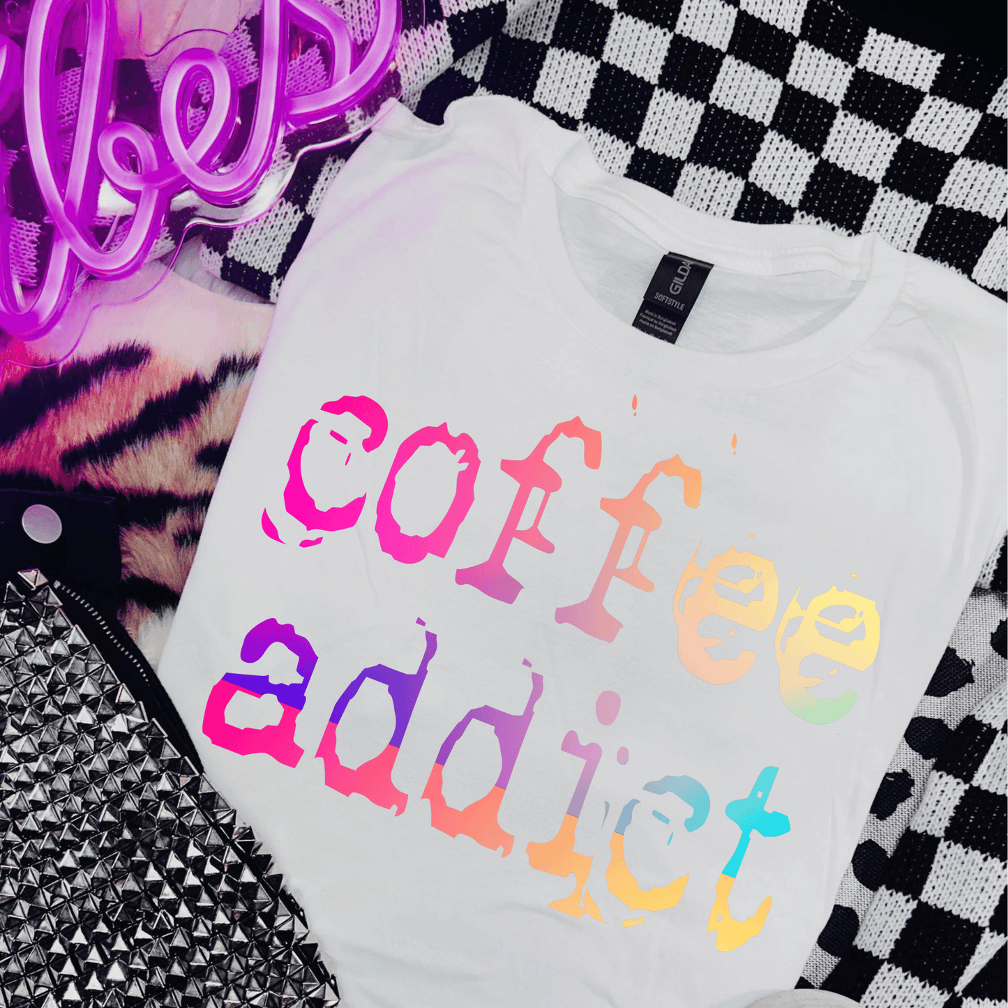 coffee addict DTF Transfer