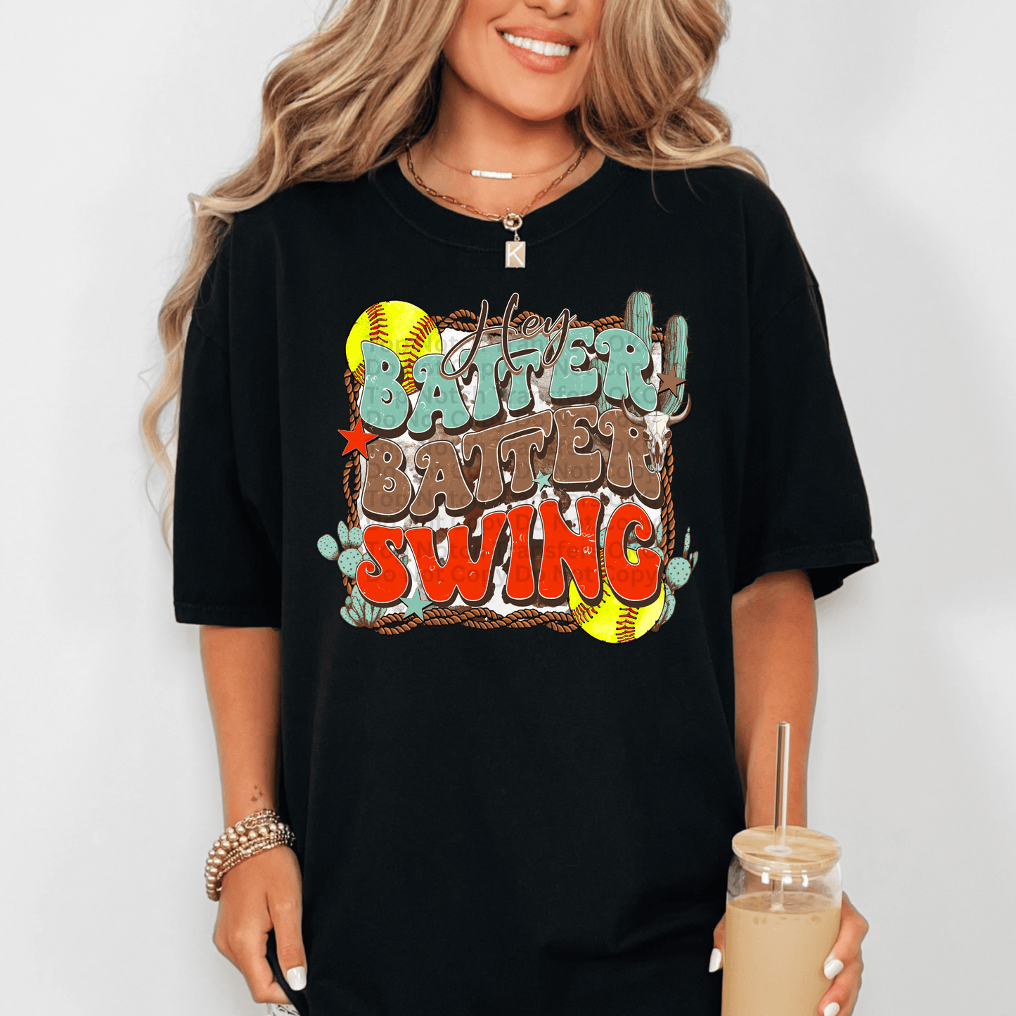 Softball- Hey Batter Batter Swing DTF Transfer