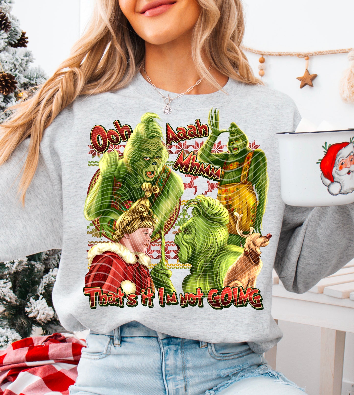 Not Going *Optional long sleeve design* DTF Transfer