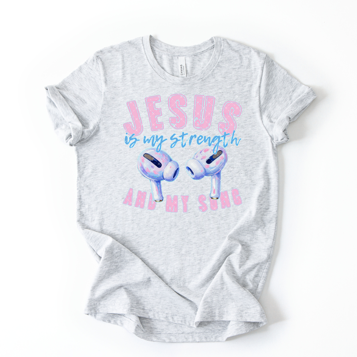 Jesus Is My Strength DTF Transfer