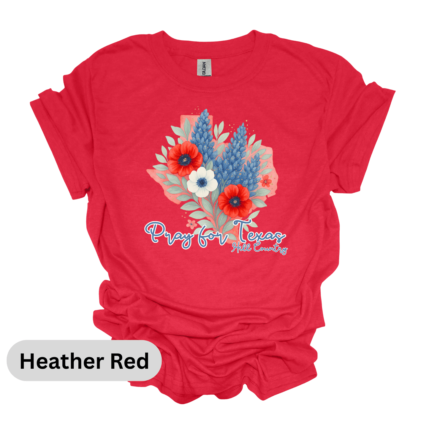 Pray for Texas Bluebonnets T-Shirt