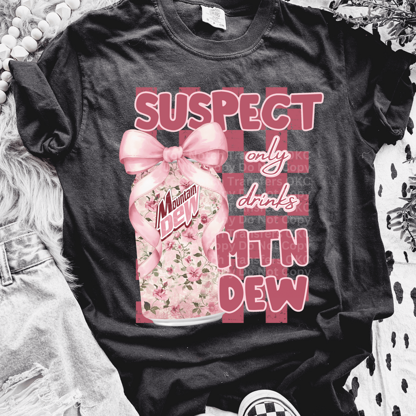 Suspect Only Drinks MD DTF Transfer