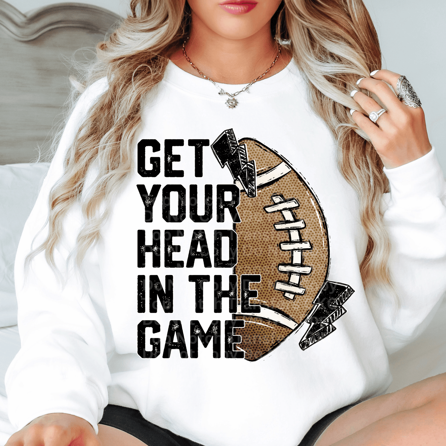 Get Your Head In The Game DTF Transfer