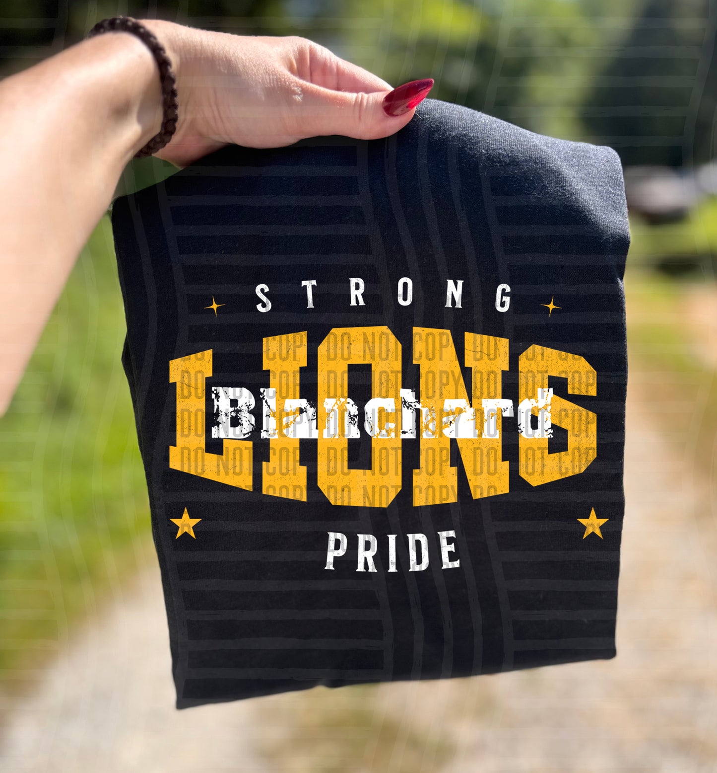 Blanchard Lions Strong Pride DTF Transfer