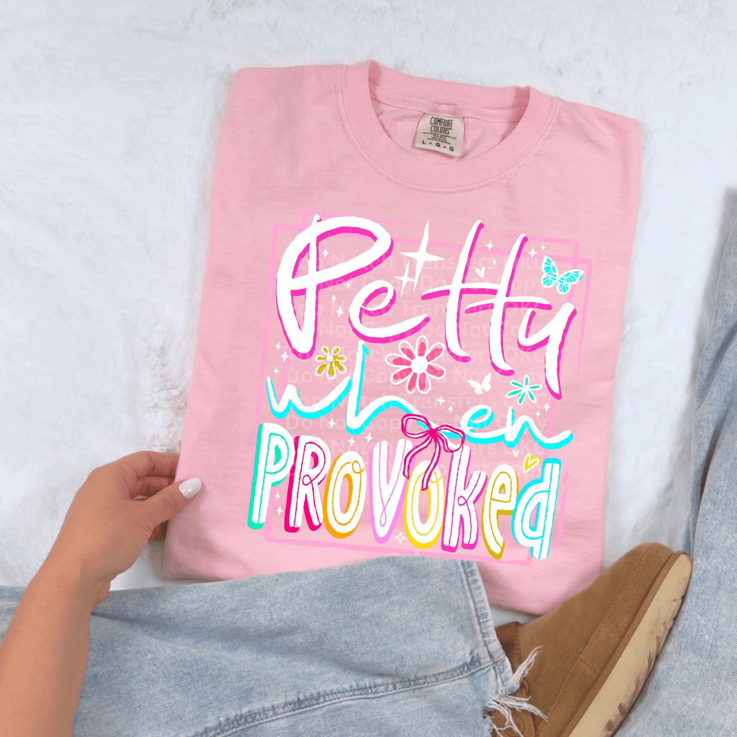 Petty When Revoked- White DTF Transfer