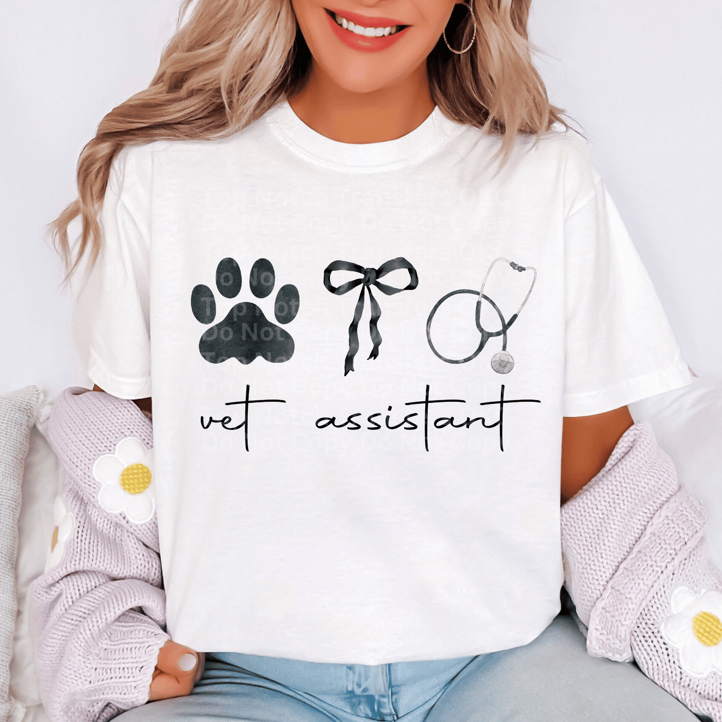 Vet assistant DTF Transfer