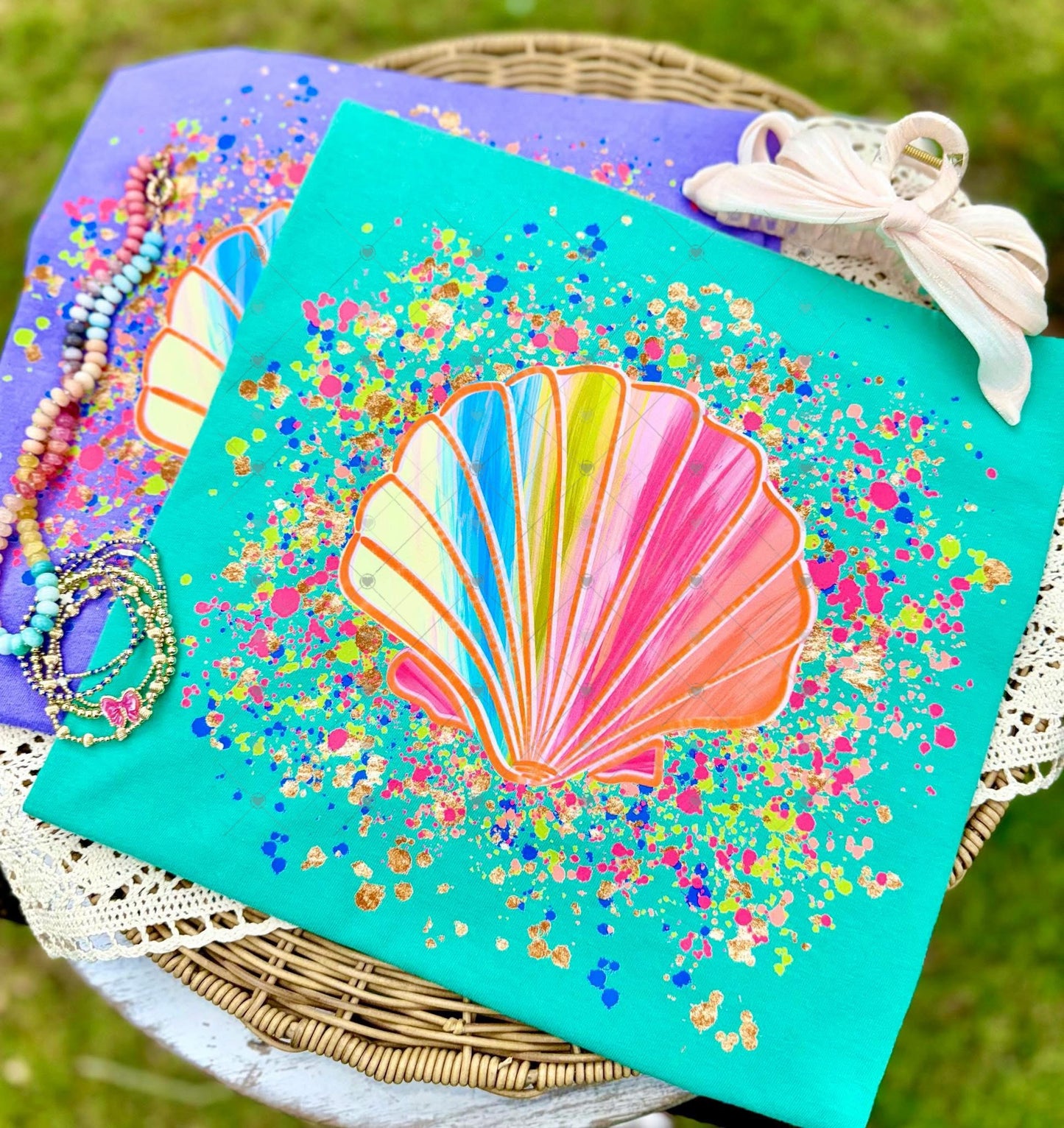 Seashell Splash DTF Transfer