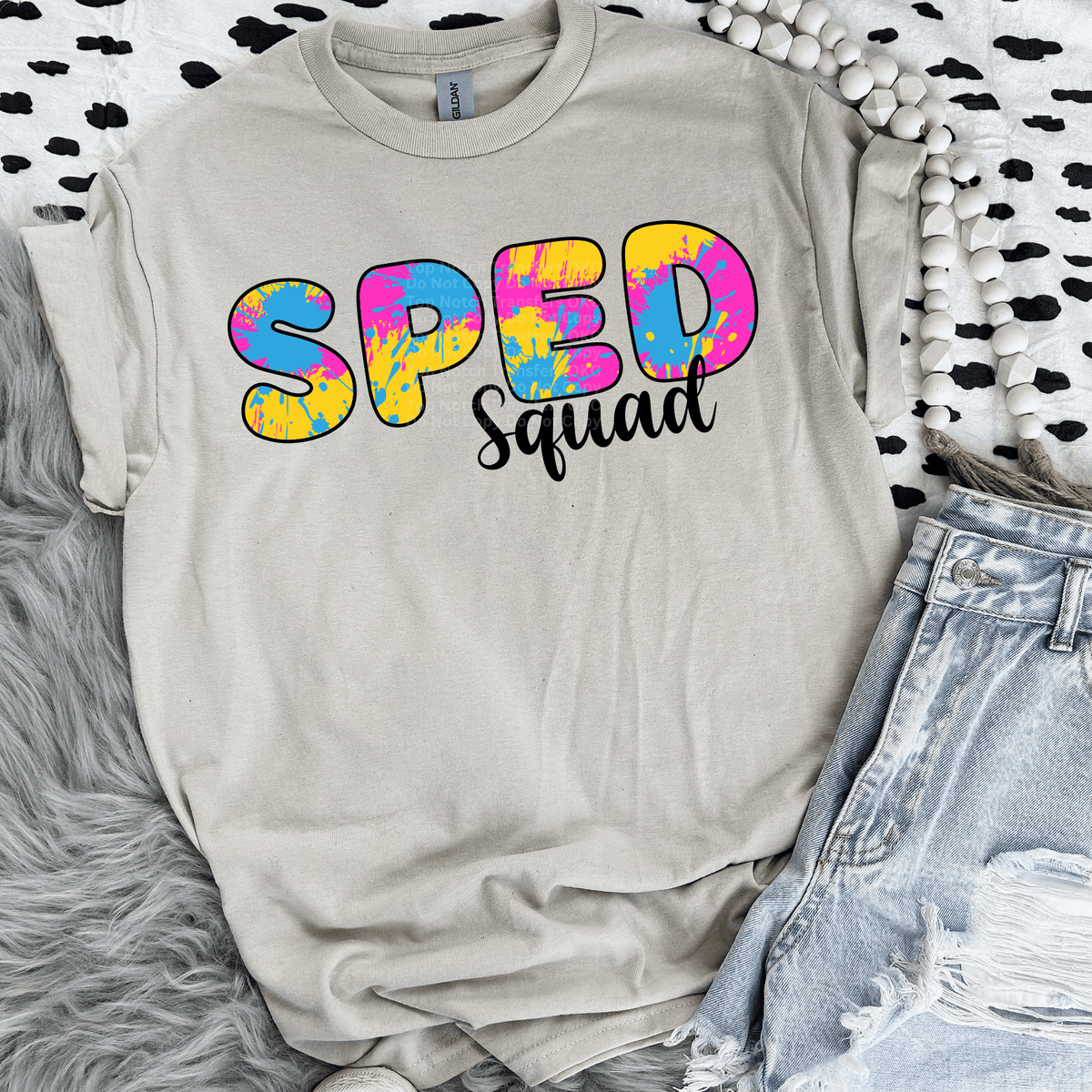 SPED Paint Splash DTF Transfer