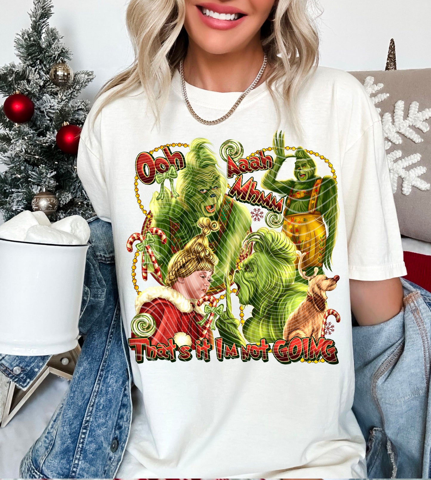 Not Going *Optional long sleeve design* DTF Transfer
