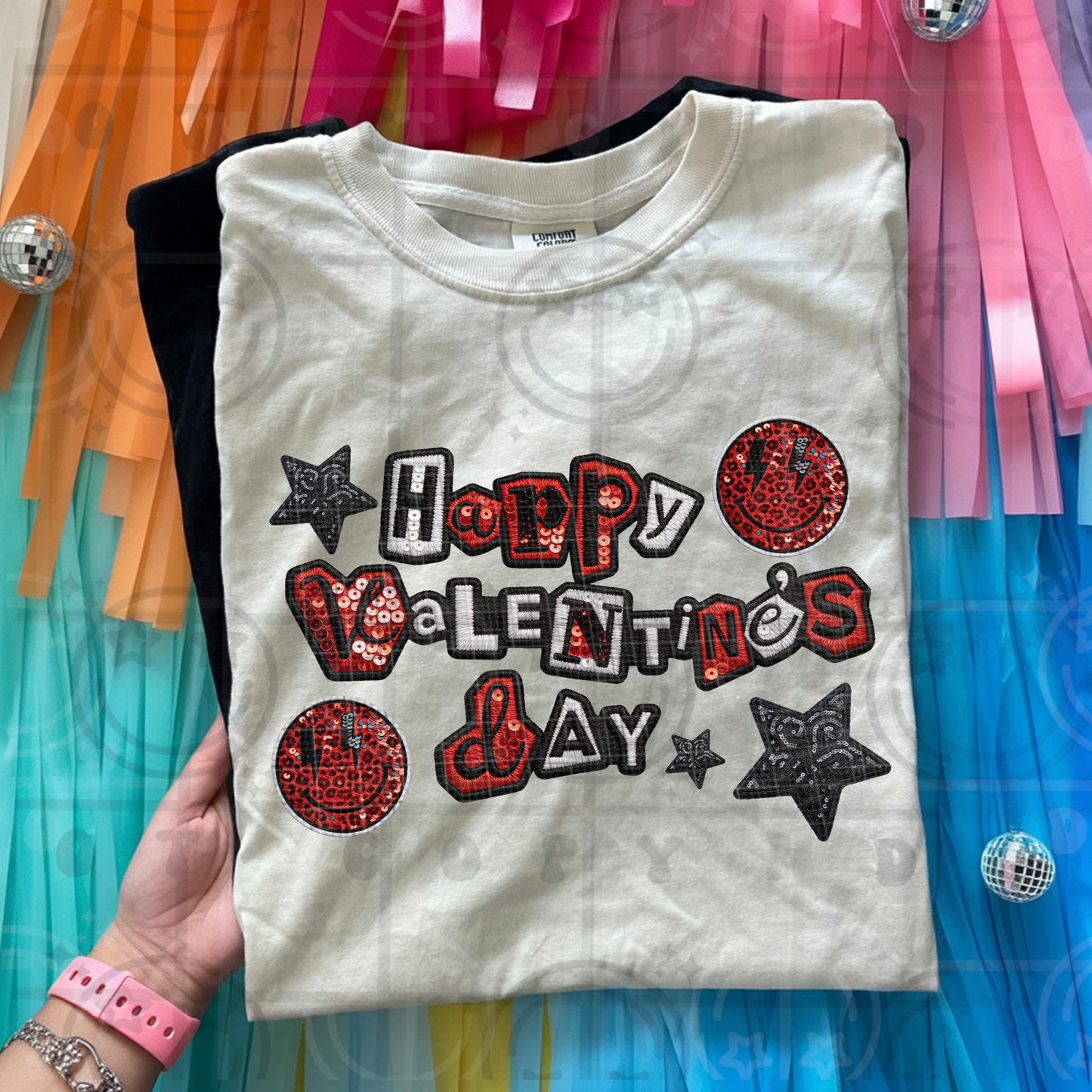 Happy Valentine’s Day DTF Transfer