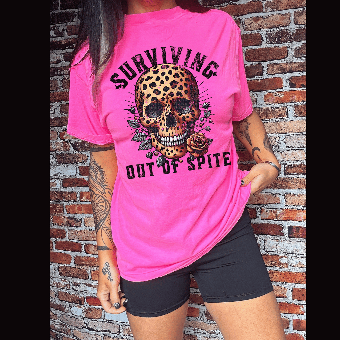Surviving out of Spite DTF Transfer