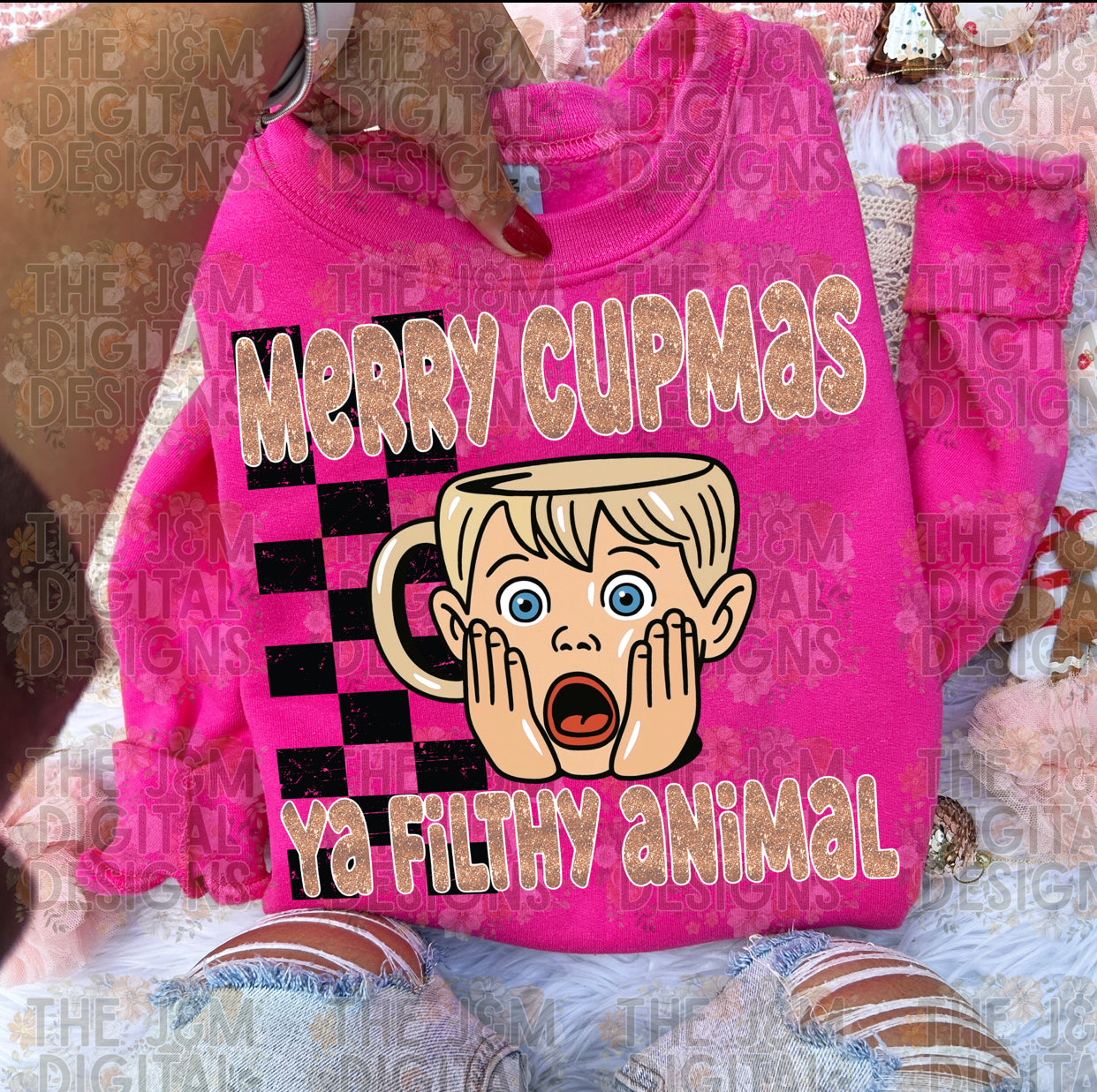 Merry Cupmas Ya Filthy Animal DTF Transfer