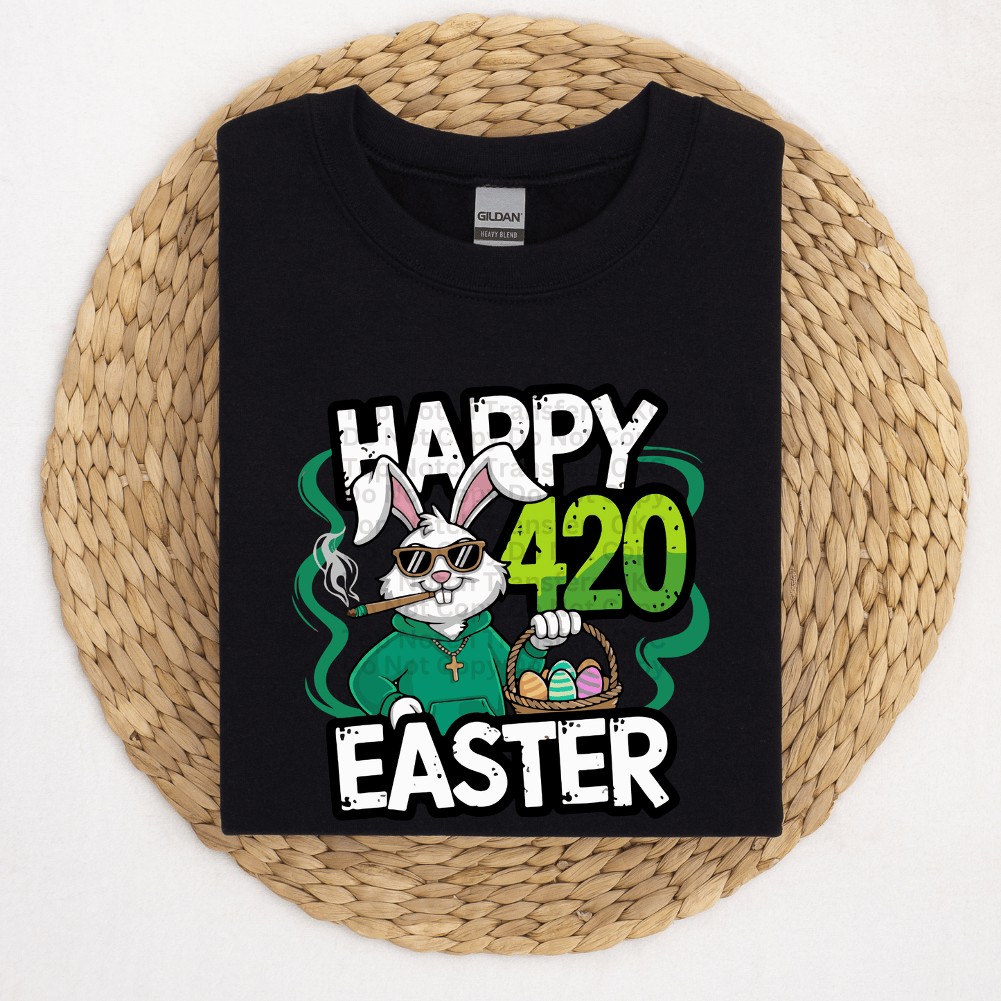 Happy 420 Easter DTF Transfer
