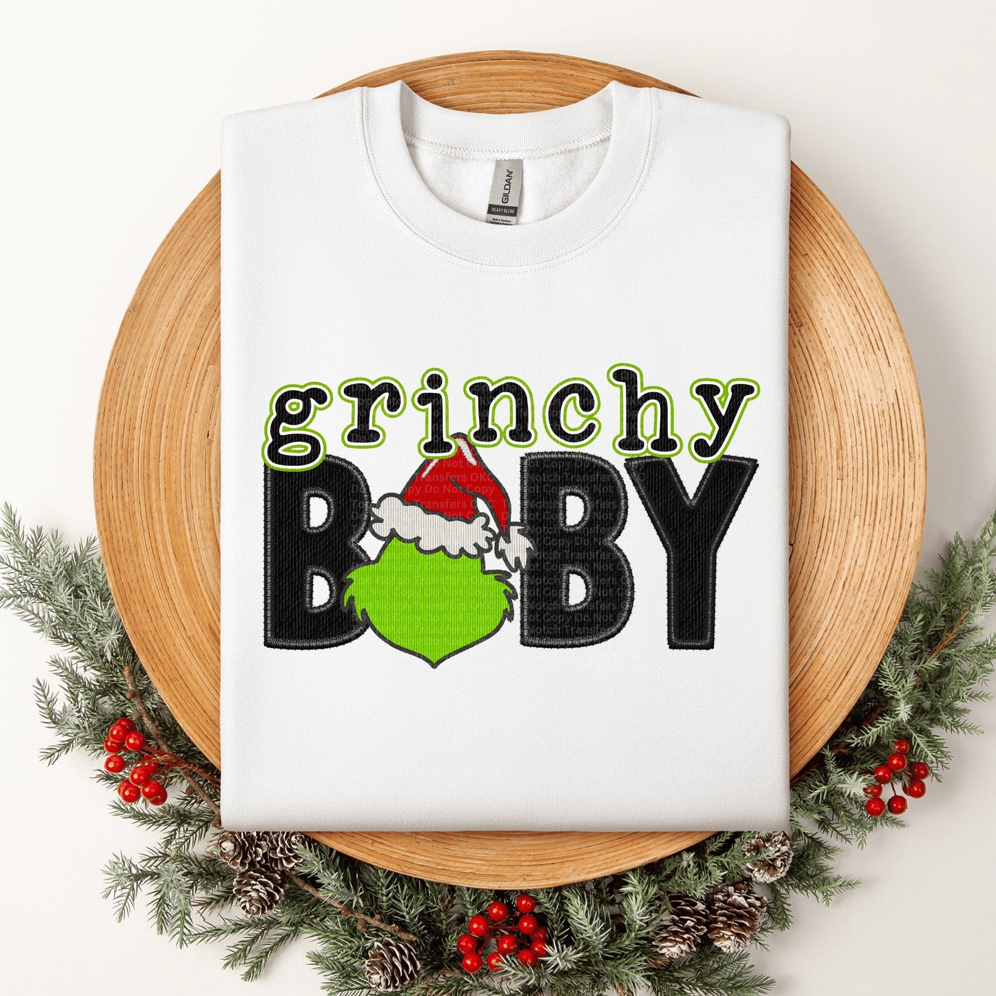 Gr!nchy Baby DTF Transfer