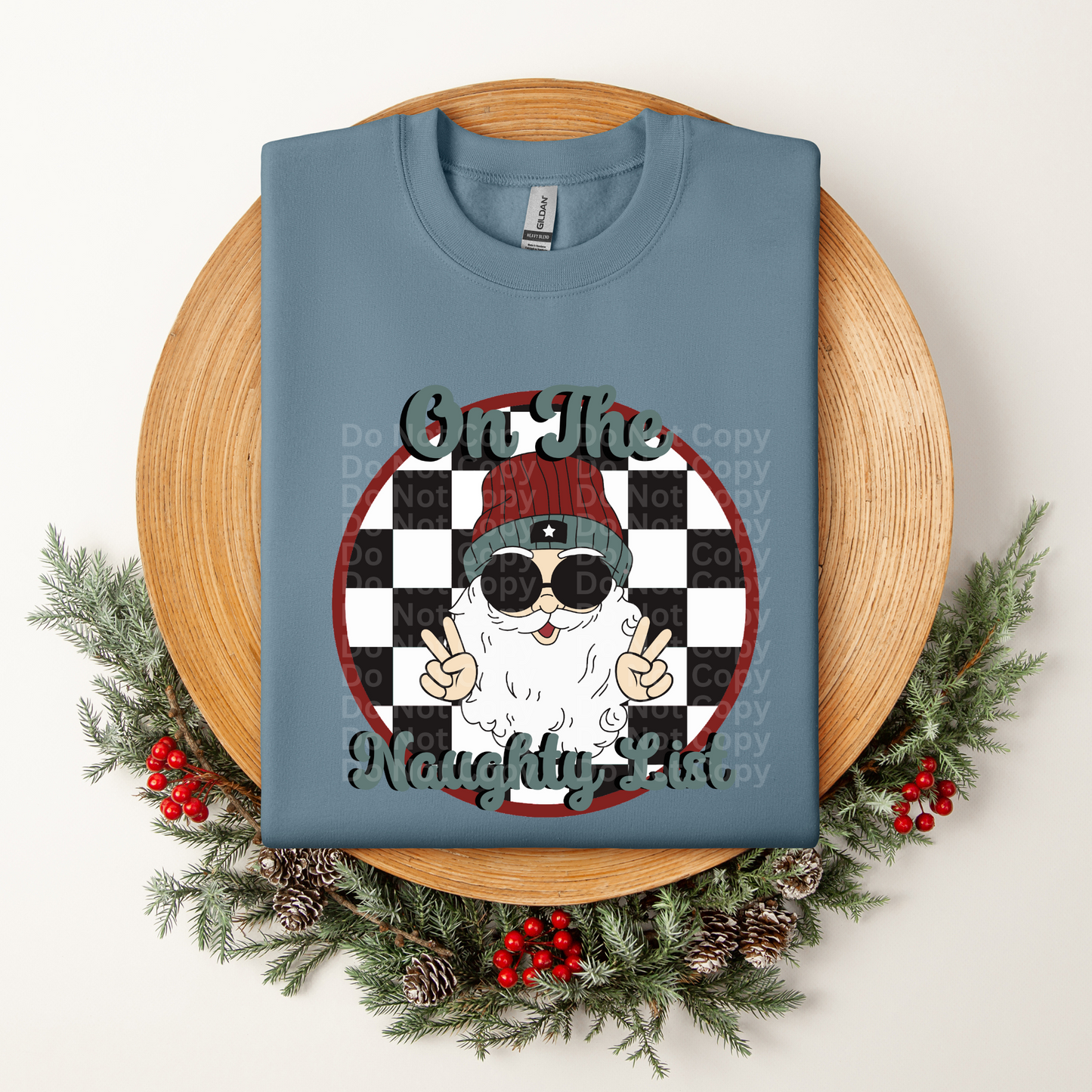 On the Naughty List DTF Transfer