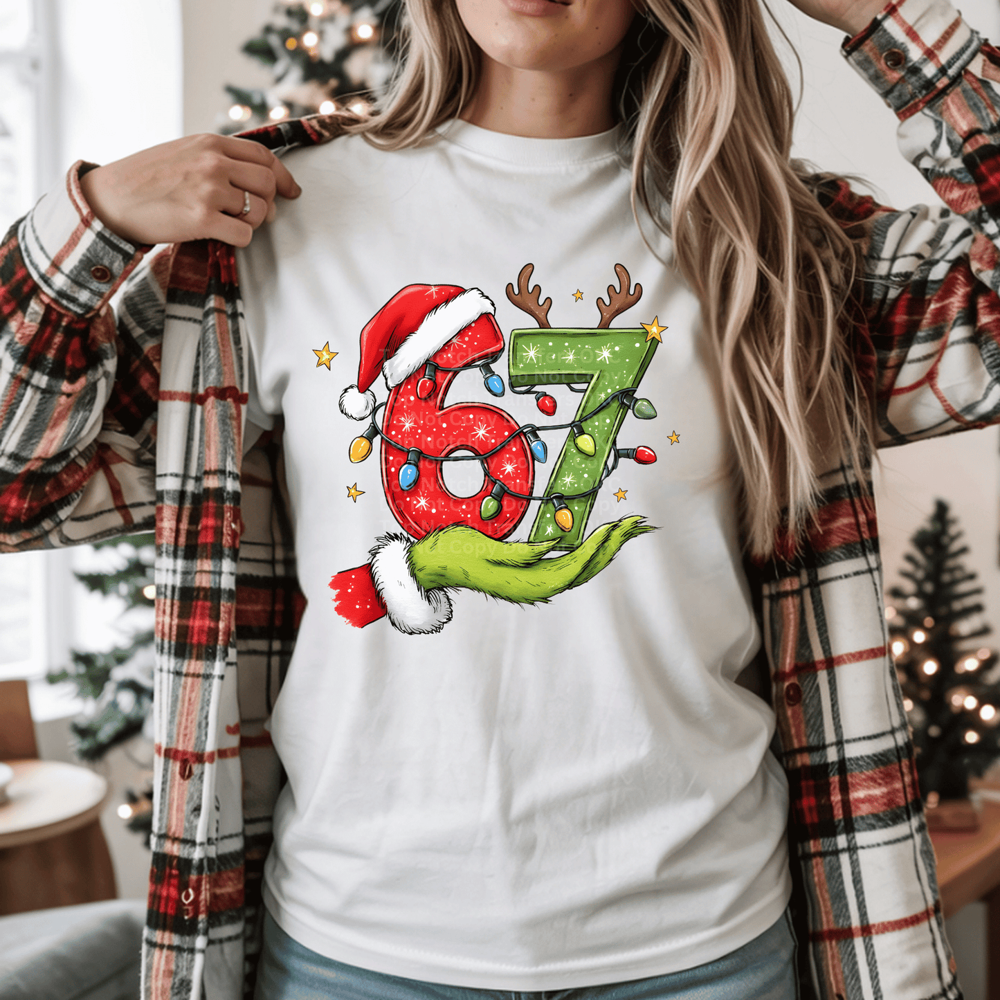 6 7 Christmas DTF Transfer