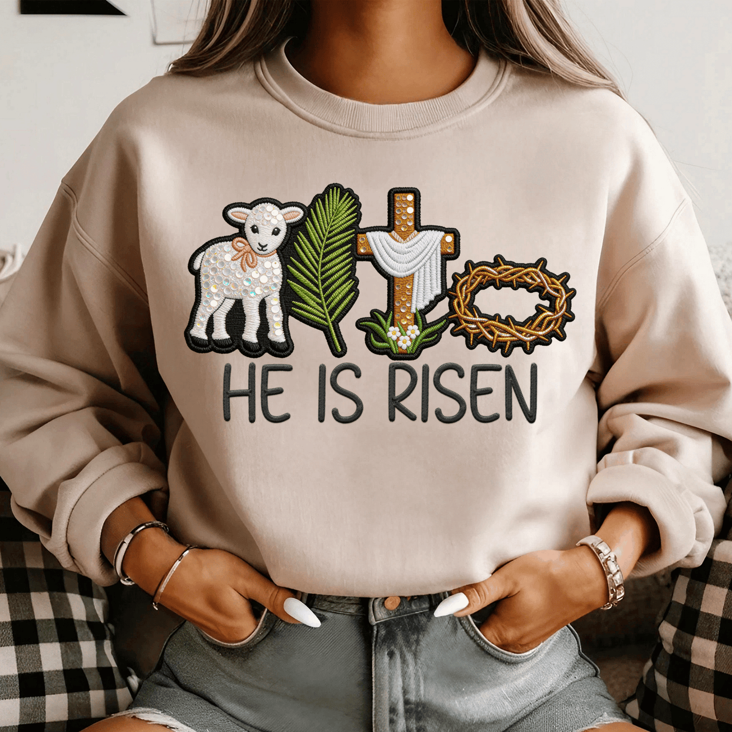 He is Risen DTF Transfer