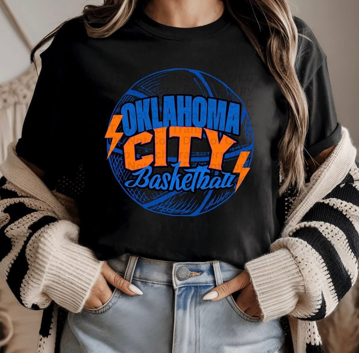 RTS 11in Oklahoma City Basketball DTF Transfer