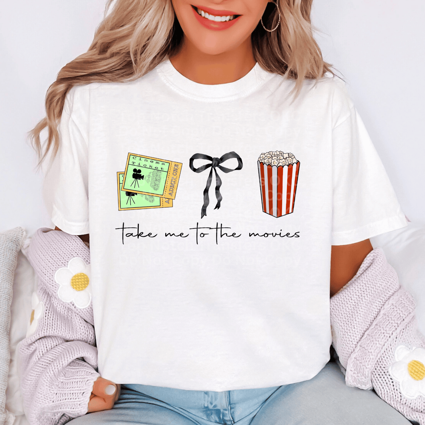 Take me to the movies DTF Transfer