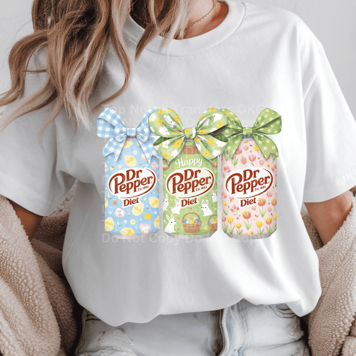 Easter Diet DP Soda Bows DTF Transfer