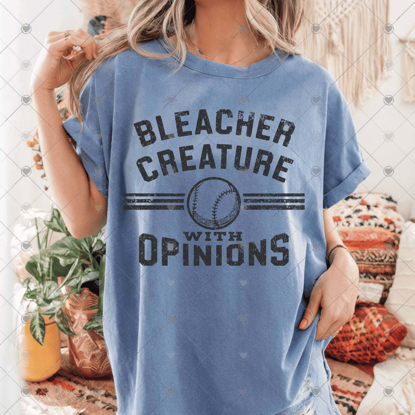 Bleacher Creature with Opinions Black DTF Transfer