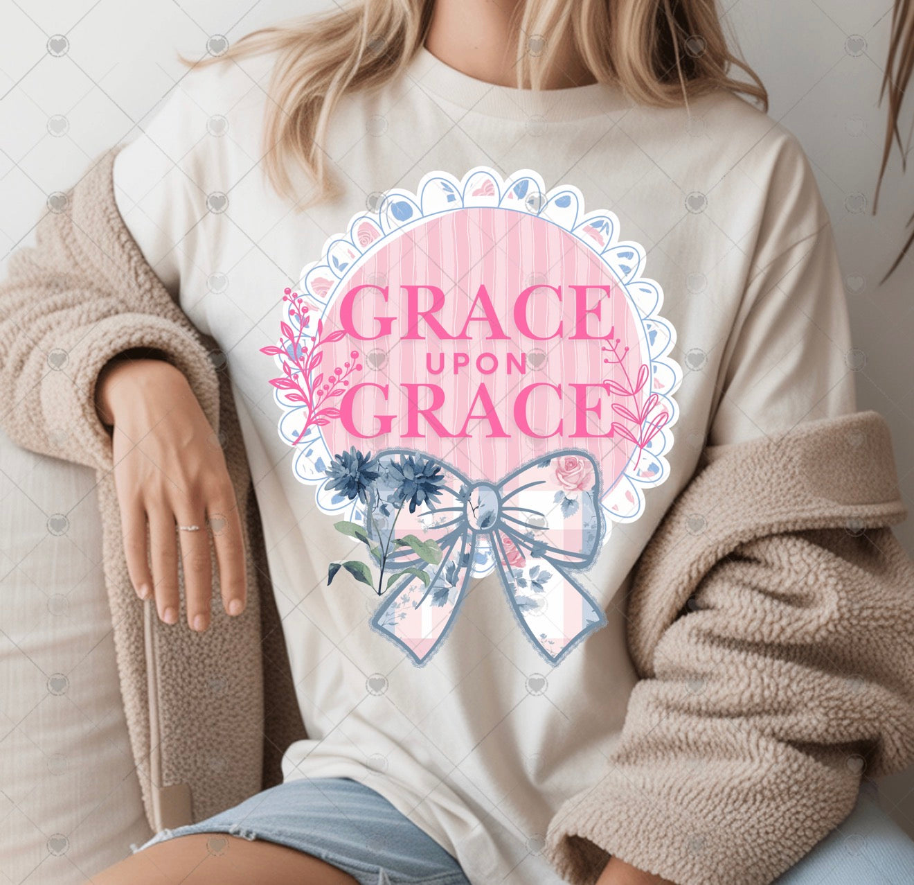 Grace Upon Grace DTF Transfer