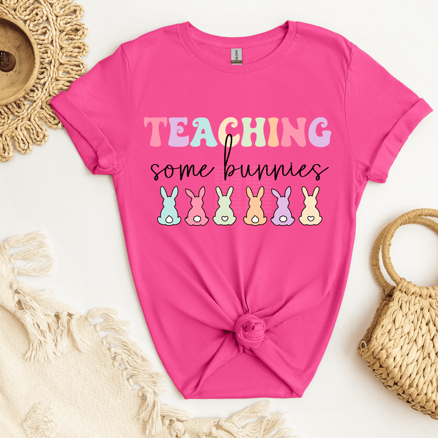 Teaching some Bunnies DTF Transfer