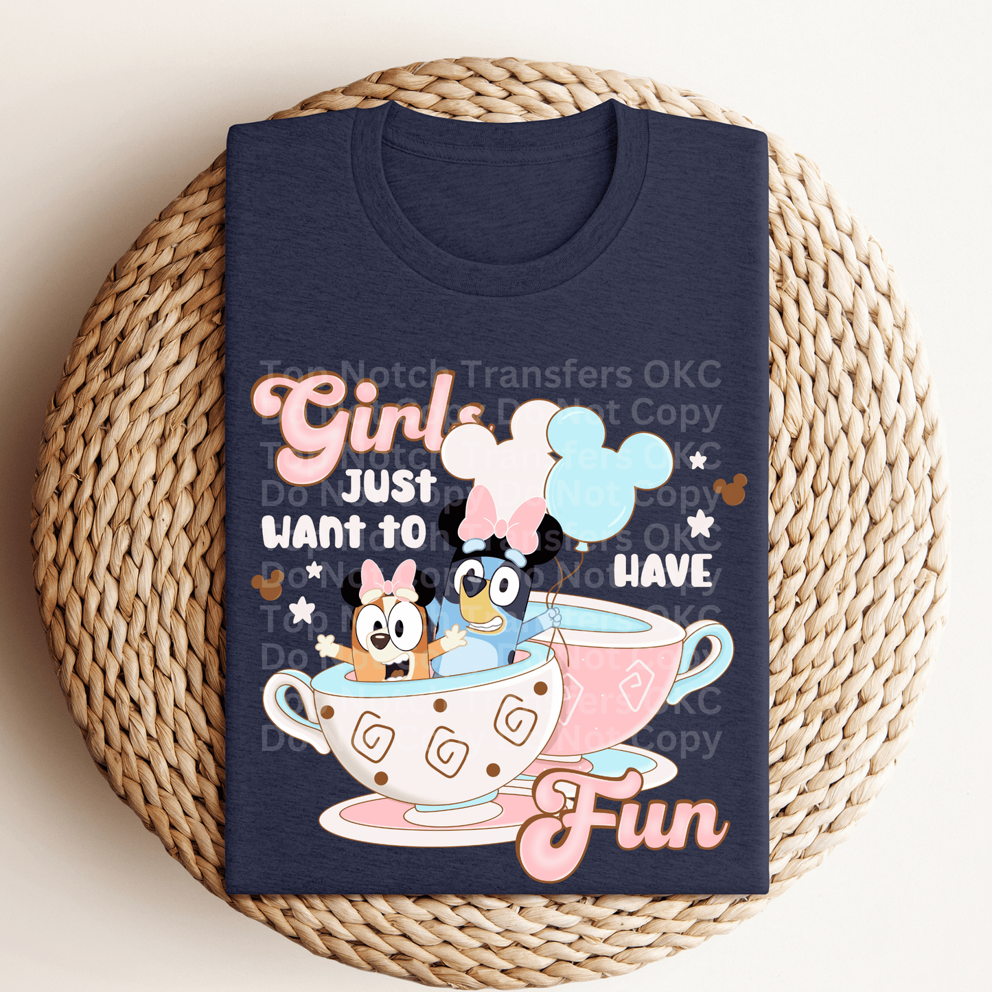 Girls Just Wanna Have Fun DTF Transfer