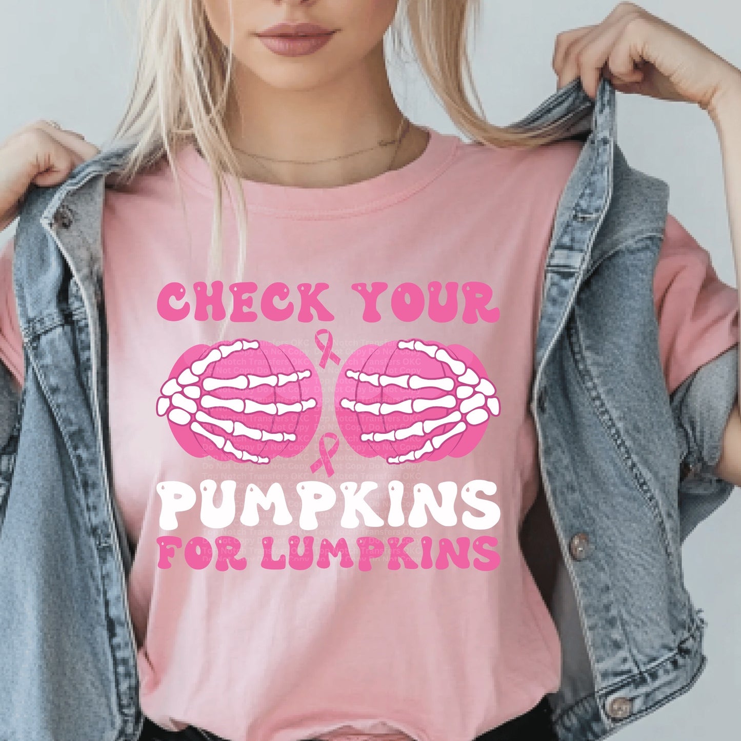Check Your Pumpkins DTF Transfer