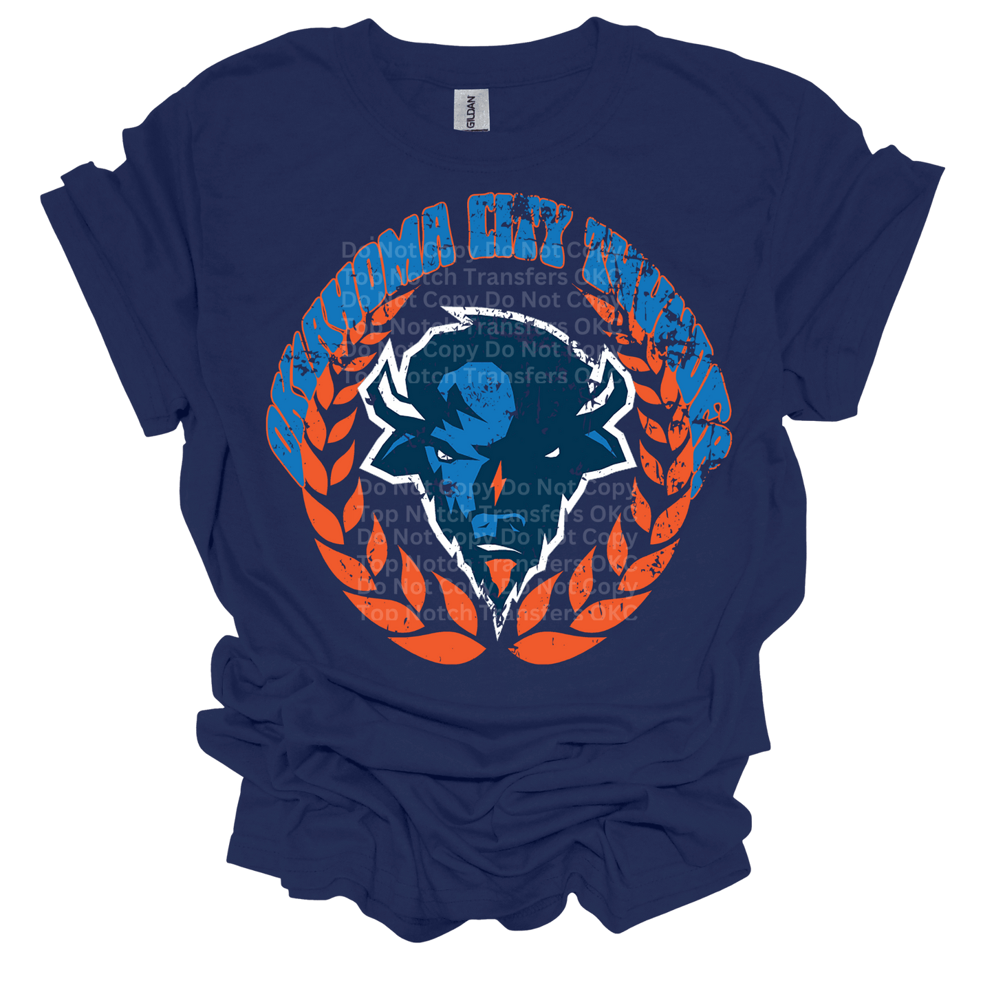 OKC Bison DTF Transfer
