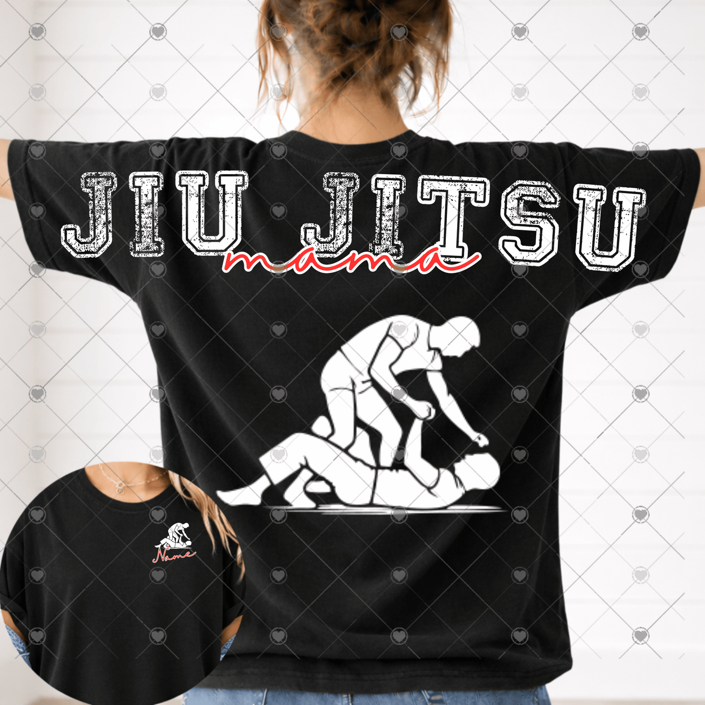 Full Back w/ Pocket Sports Mama T-Shirt DTF Transfers *Please leave all detailed custom info in checkout notes- i.e. color changes, names, numbers, ect