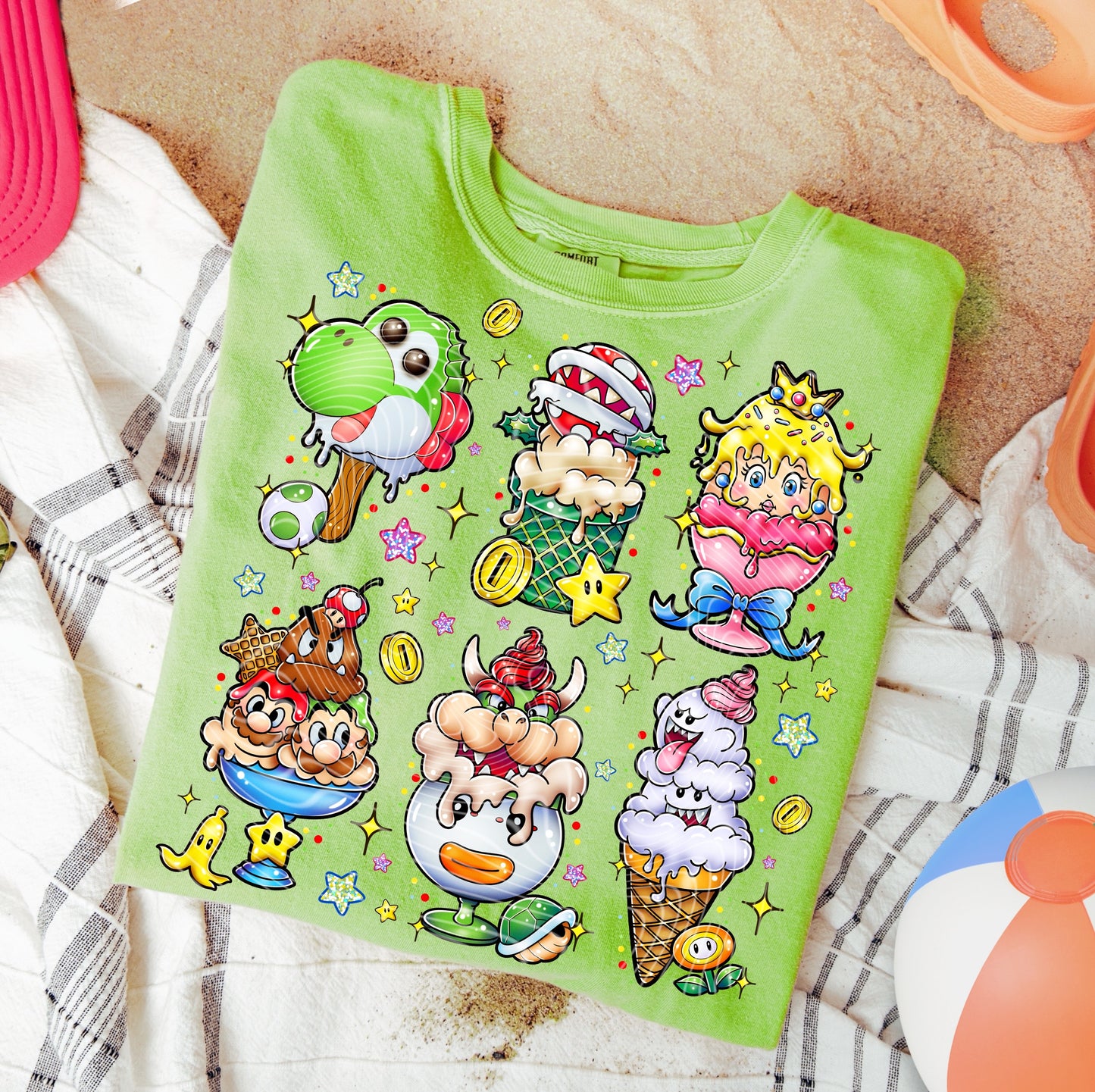 Mario_Ice Cream DTF Transfer