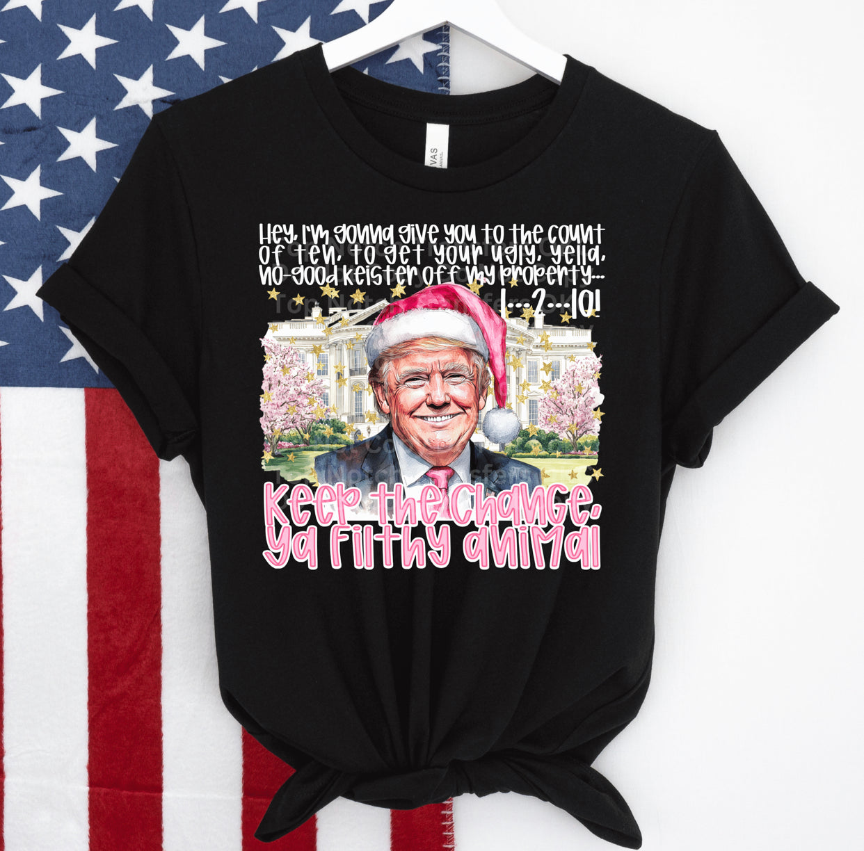 Ya Filthy Animal White text DTF Transfer