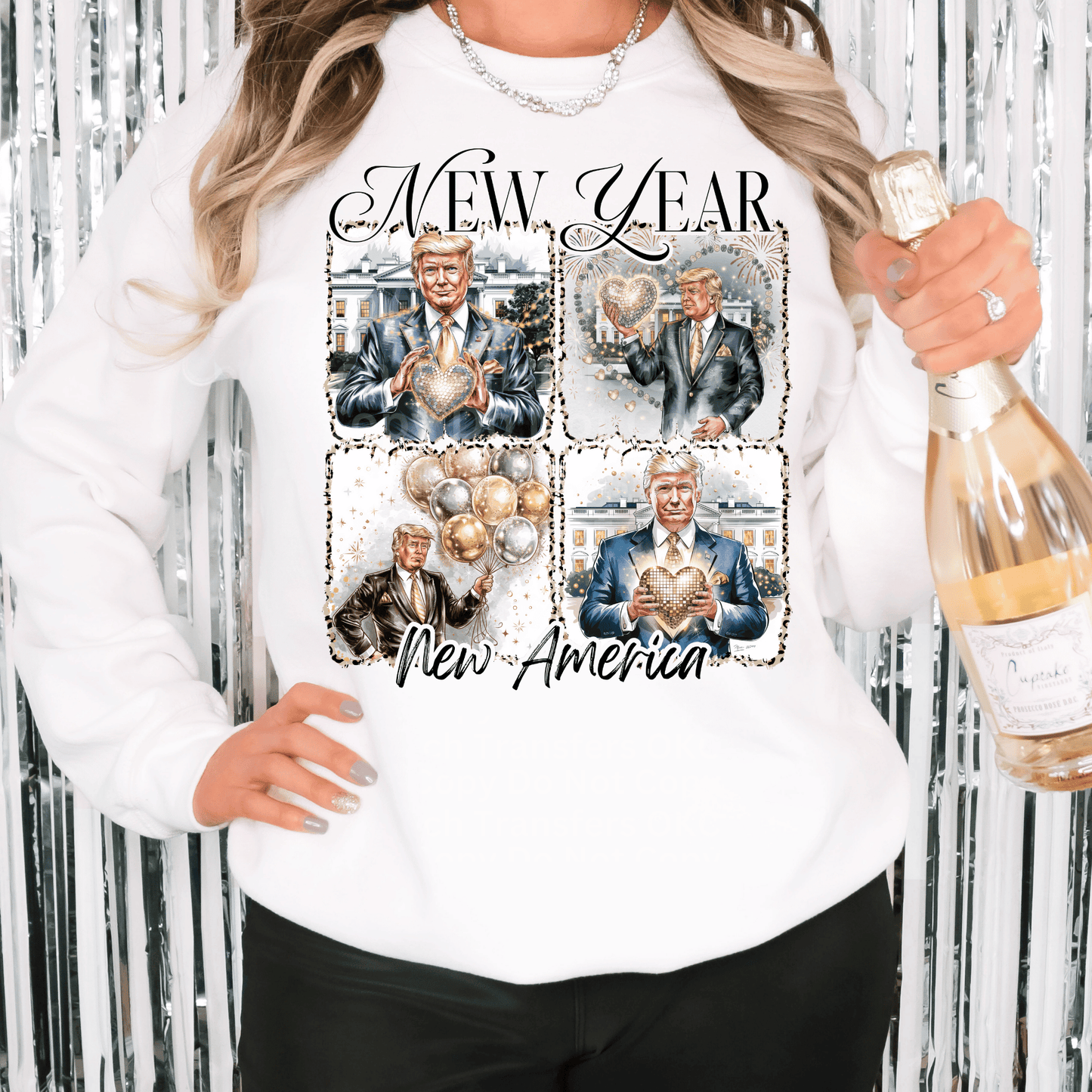 Trump New Year New America DTF Transfer