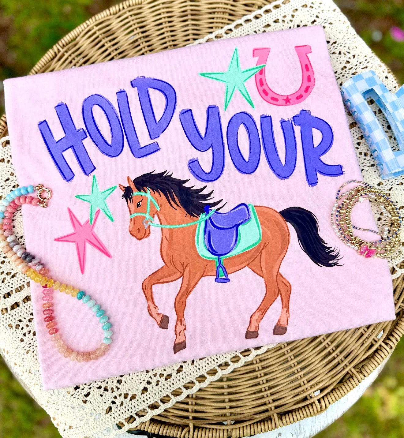 Hold Your Horse DTF Transfer