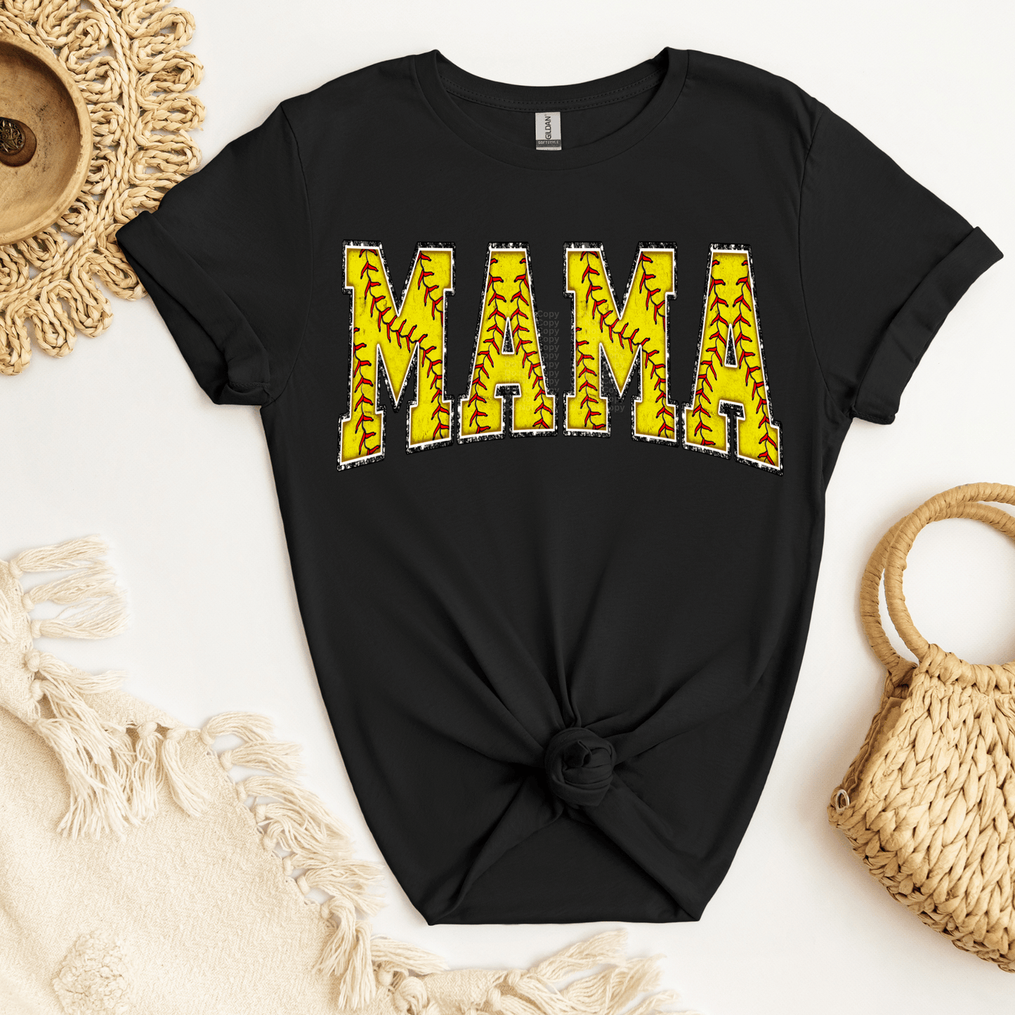 MAMA Softball Print DTF Transfer