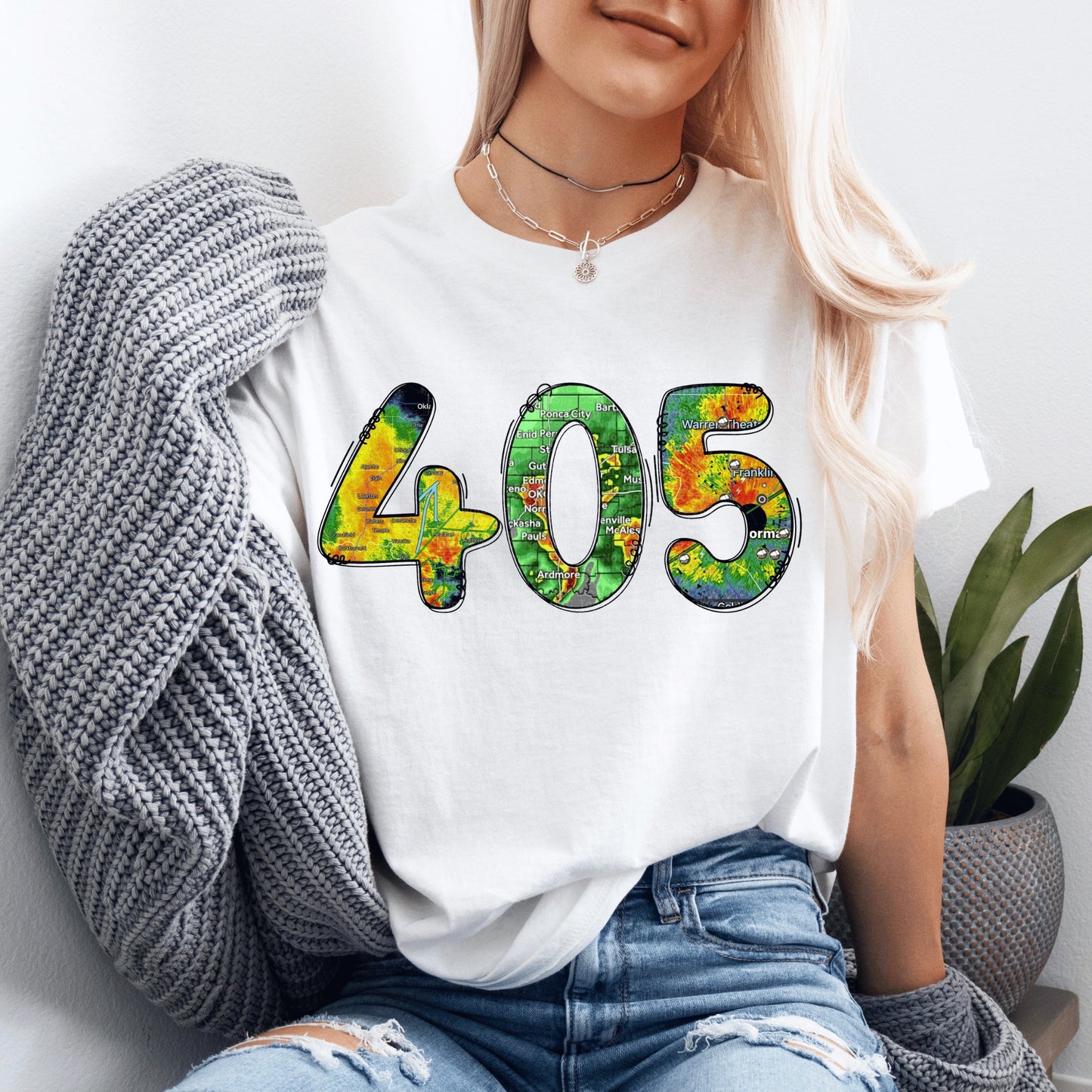 405 Weather Map Radar DTF Transfer