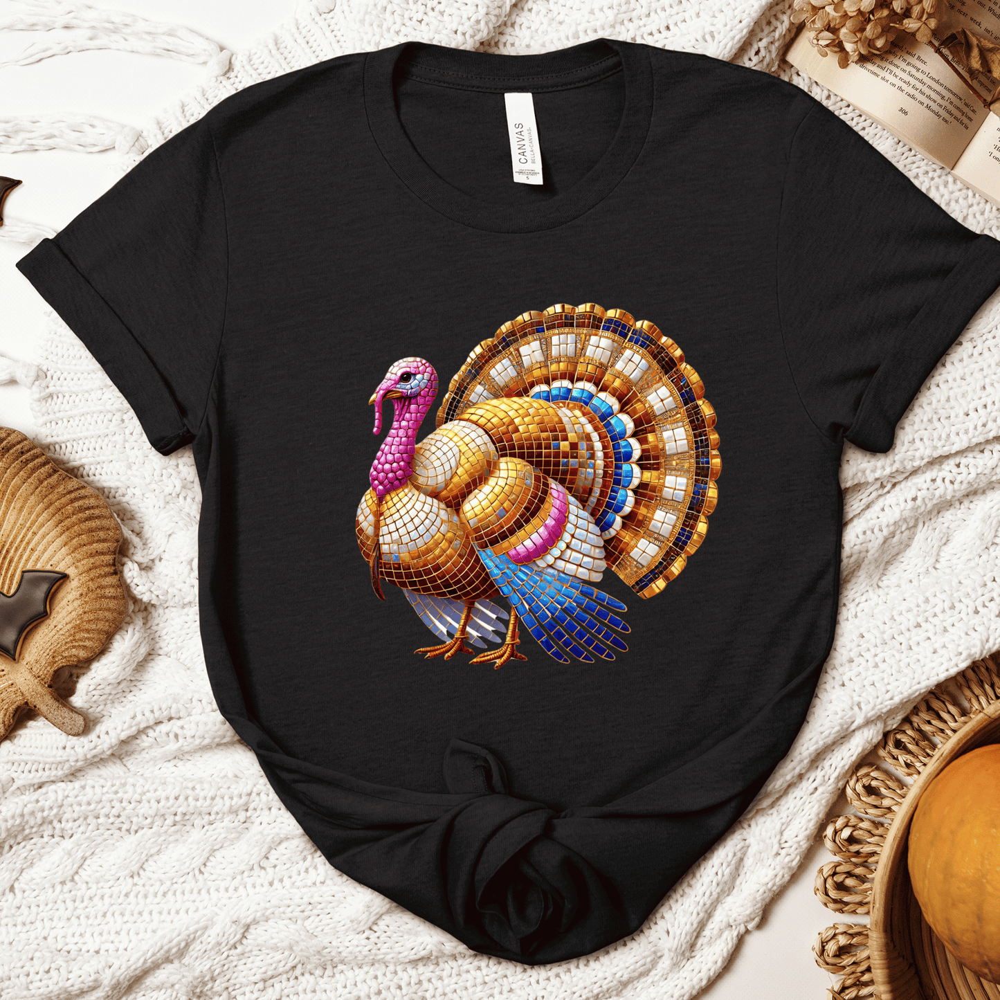 Disco Turkey DTF Transfer
