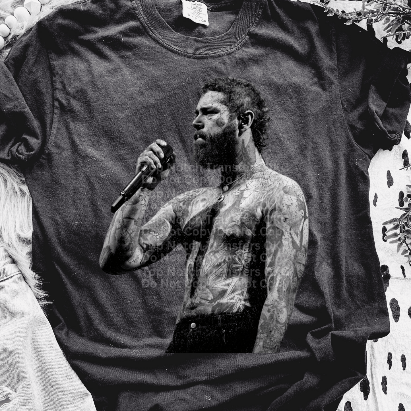 Posty M. Distressed DTF Transfer