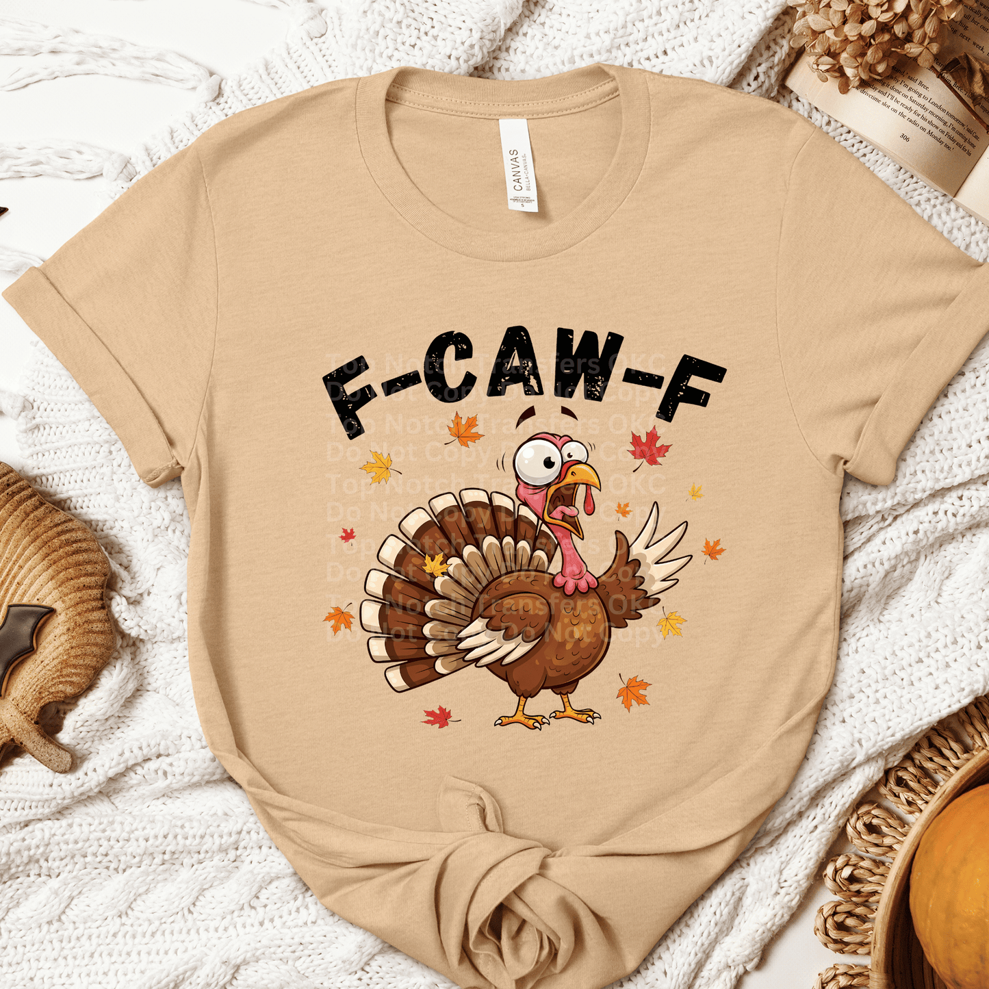 F-Caw-F Turkey DTF Transfer