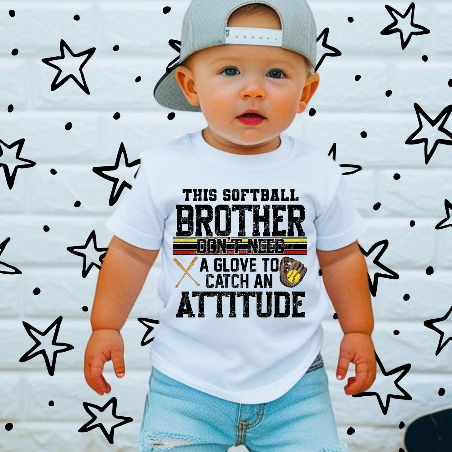 This Softball Brother DTF Transfer