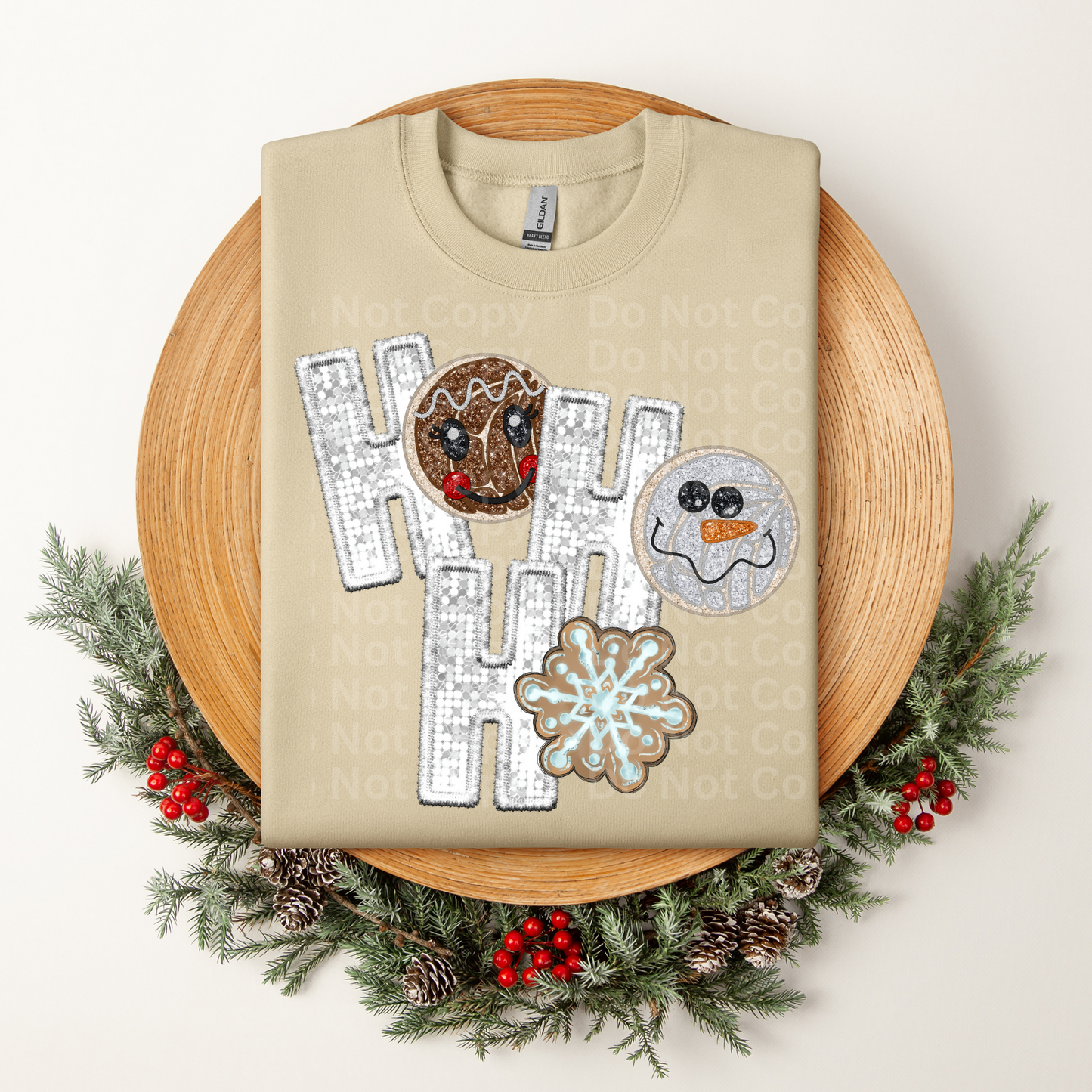 Ho Ho Ho Cookies 2 DTF Transfer