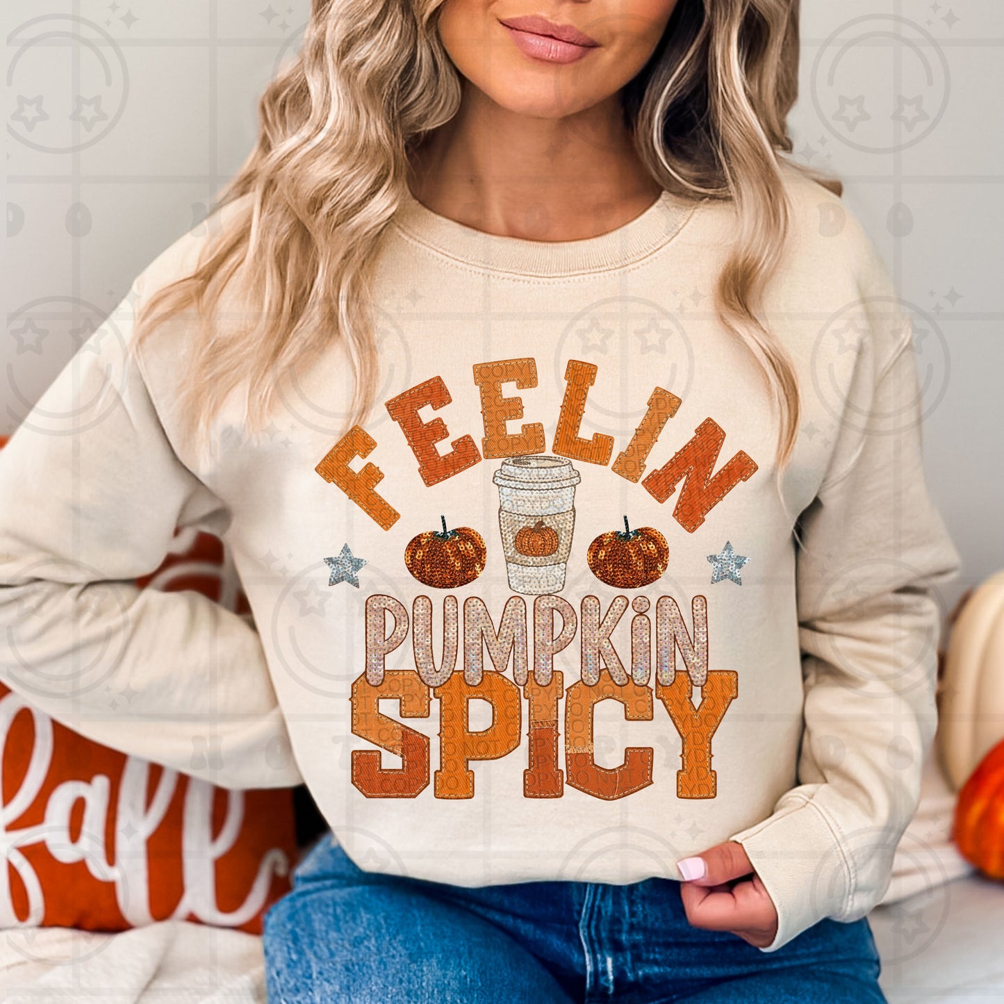 Feelin Pumpkin Spicy DTF Transfer